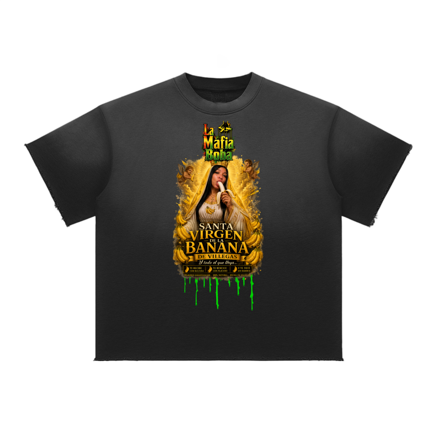 Sun Fade Raw Edge T-Shirt