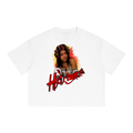Unisex Boxy Drop Shoulder Crop T-Shirt