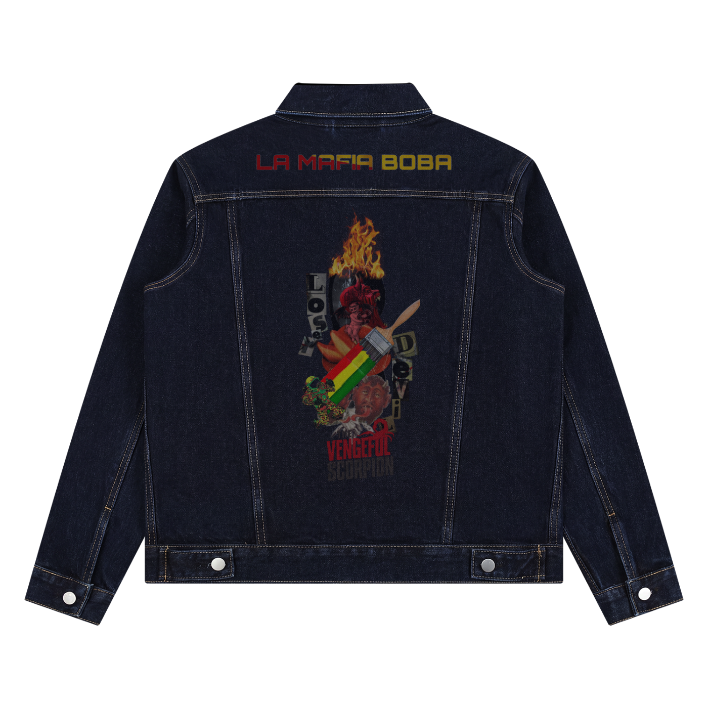 Unisex Vintage Wash Denim Jacket