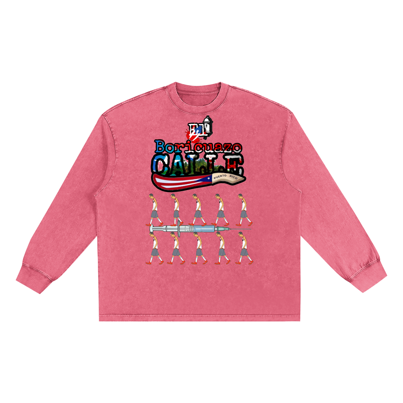 Snow Washed Frayed Edge T-Shirt