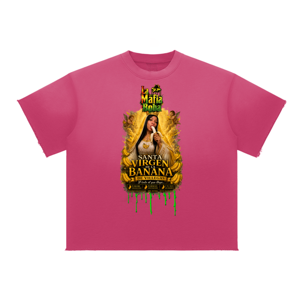 Sun Fade Raw Edge T-Shirt