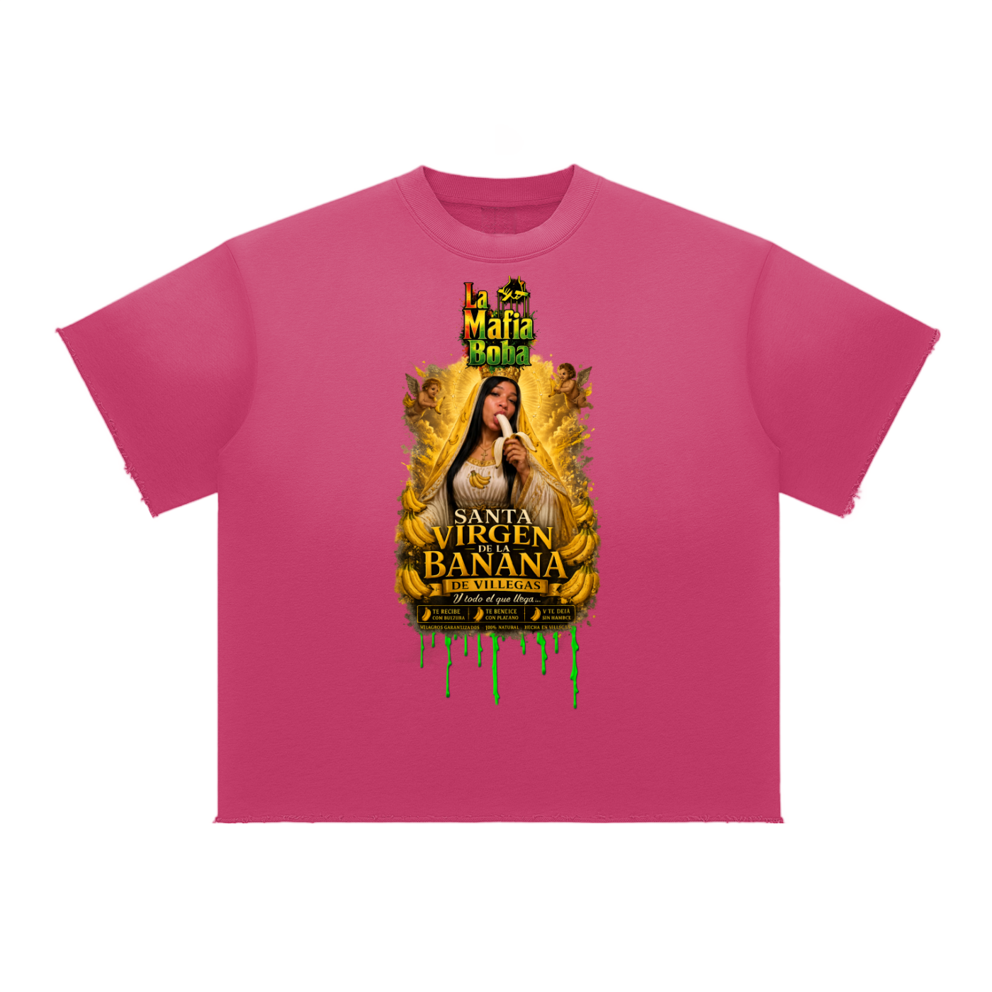 Sun Fade Raw Edge T-Shirt