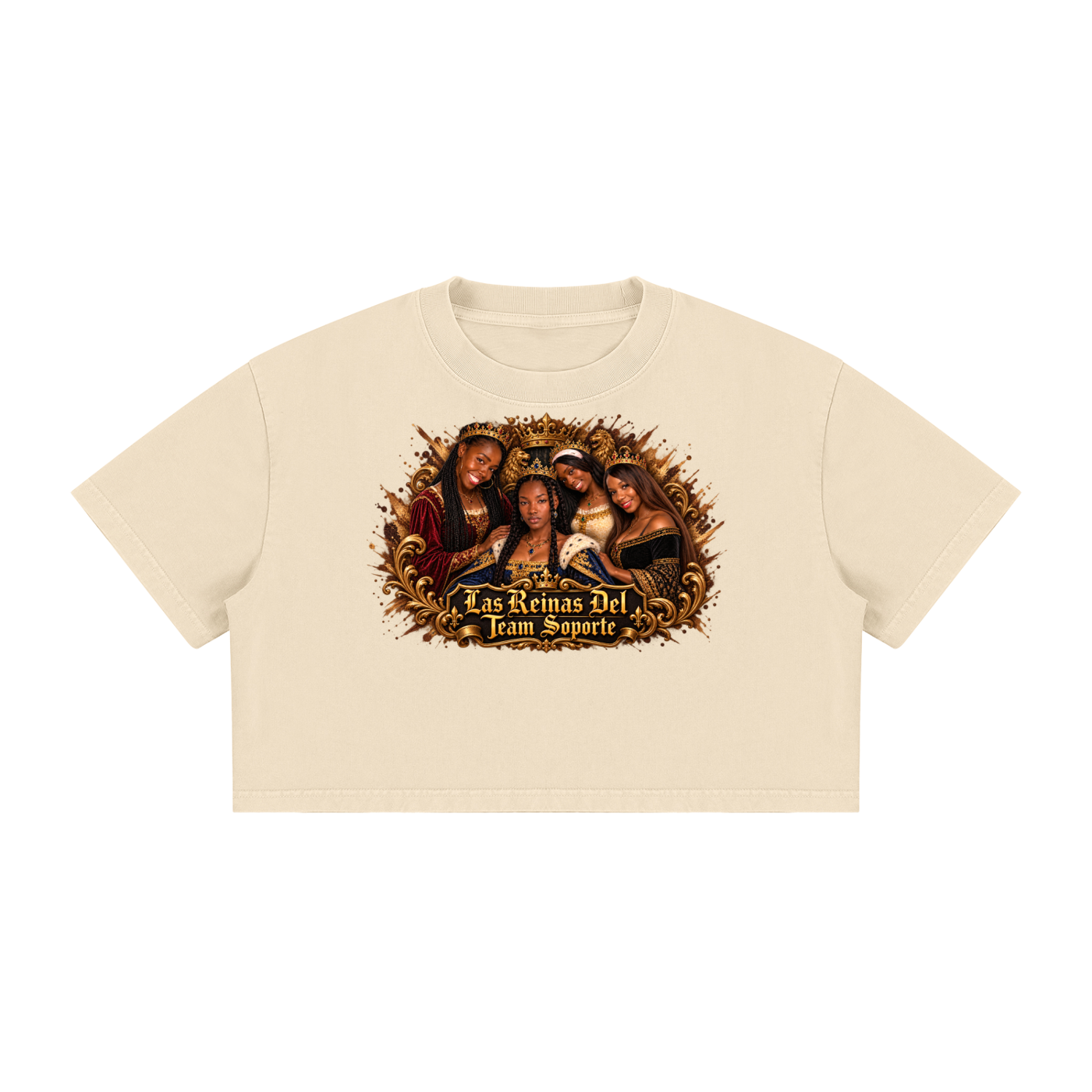 Women's Mineral Wash Cotton Crop T-Shirt