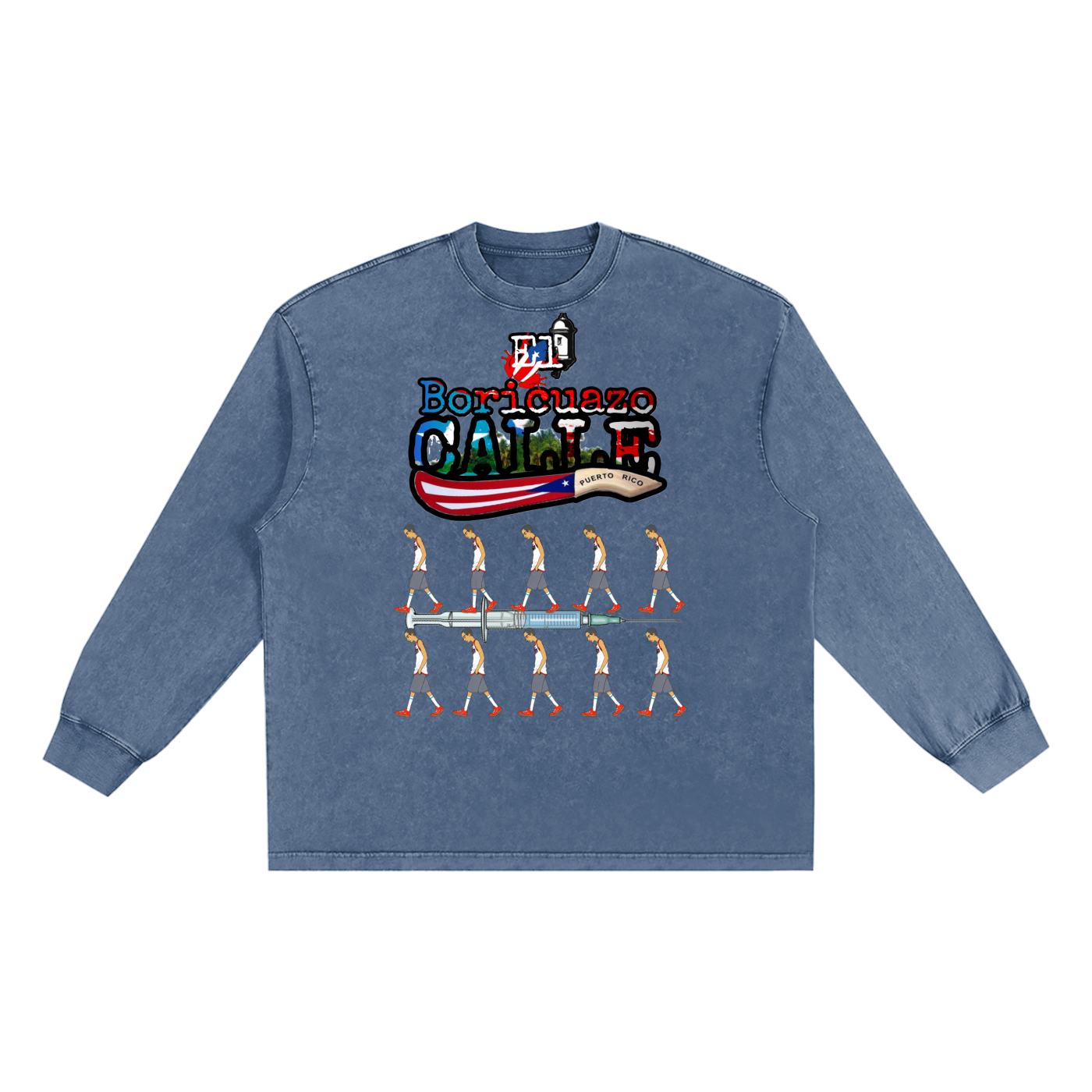 Snow Washed Frayed Edge T-Shirt