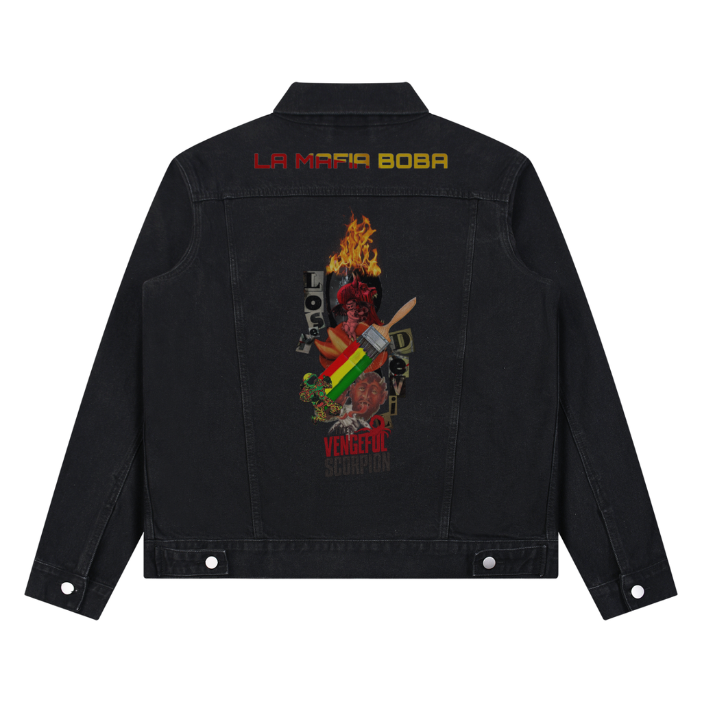 Unisex Vintage Wash Denim Jacket