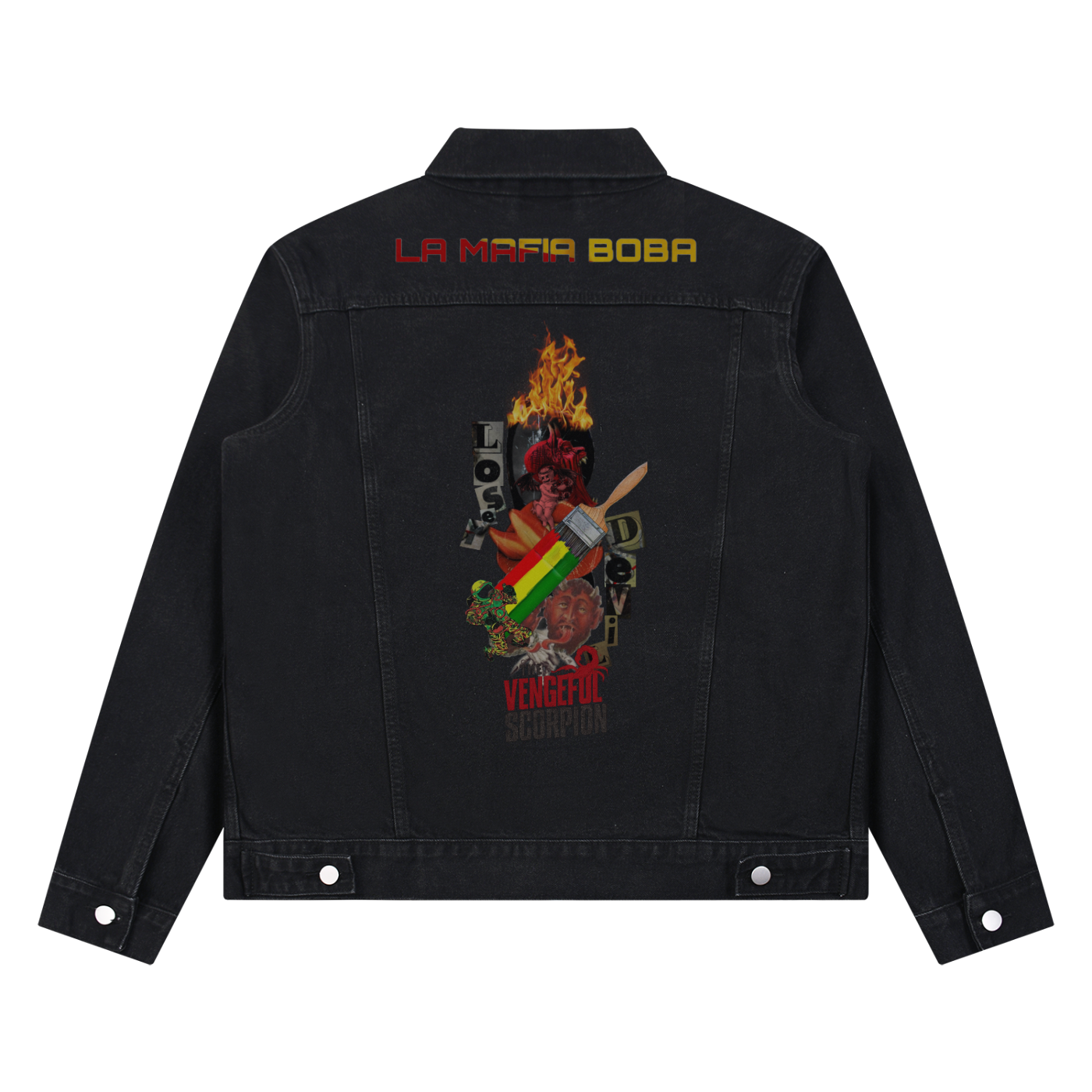 Unisex Vintage Wash Denim Jacket