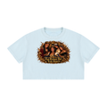 Women's Mineral Wash Cotton Crop T-Shirt
