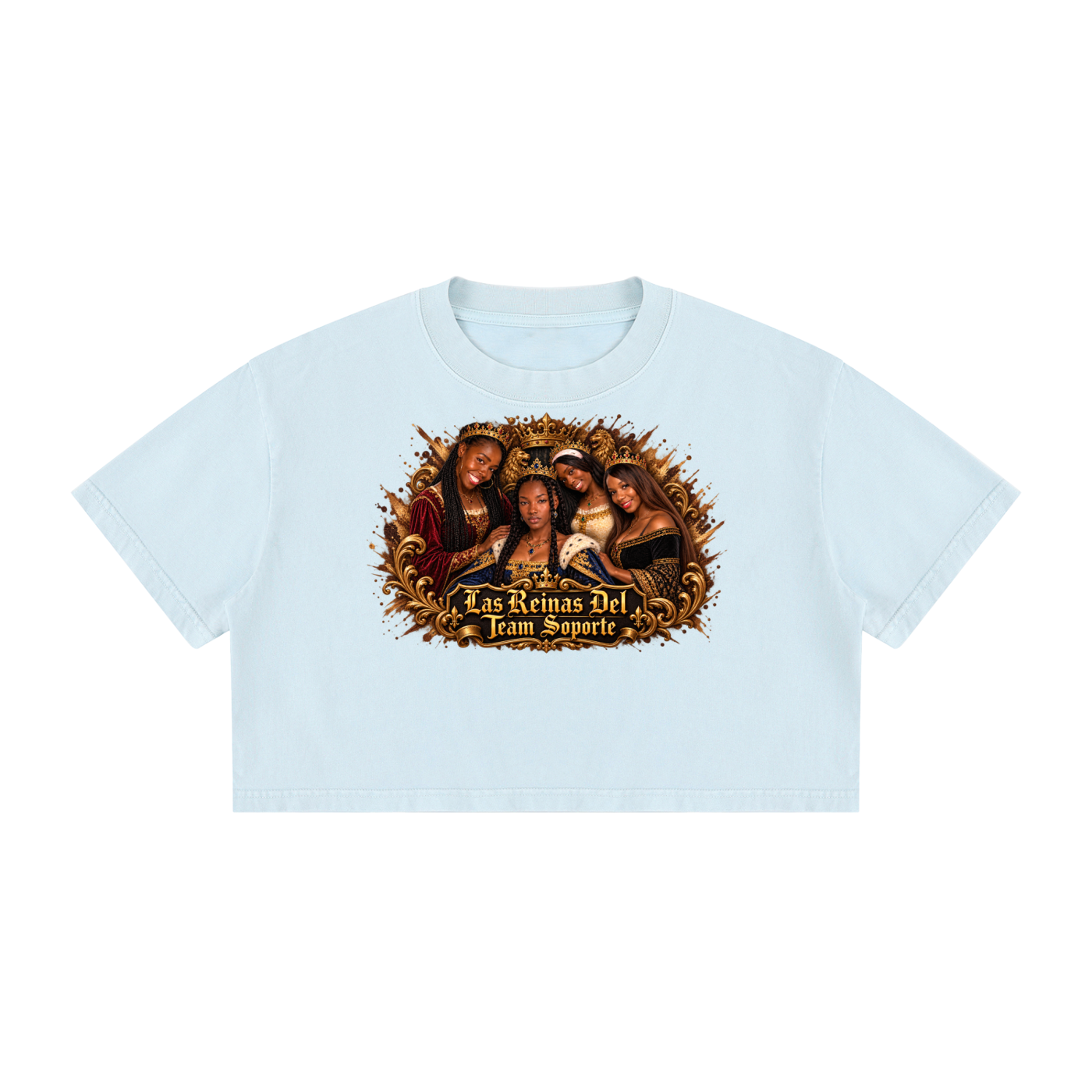 Women's Mineral Wash Cotton Crop T-Shirt