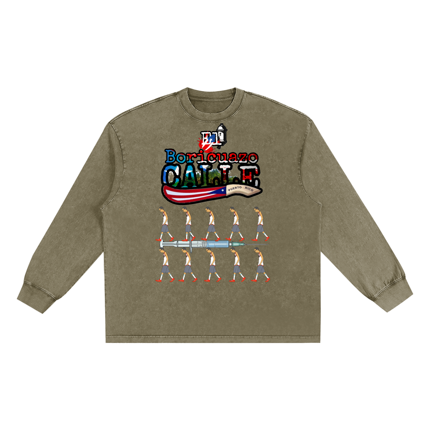 Snow Washed Frayed Edge T-Shirt