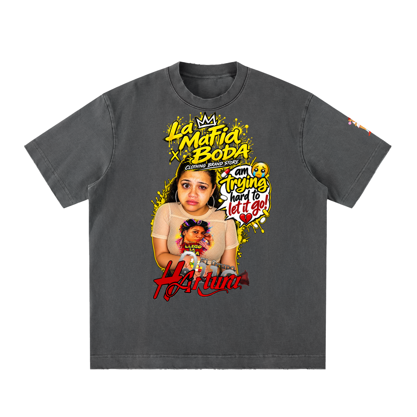 Heavyweight Vintage Washed Frayed T-Shirt