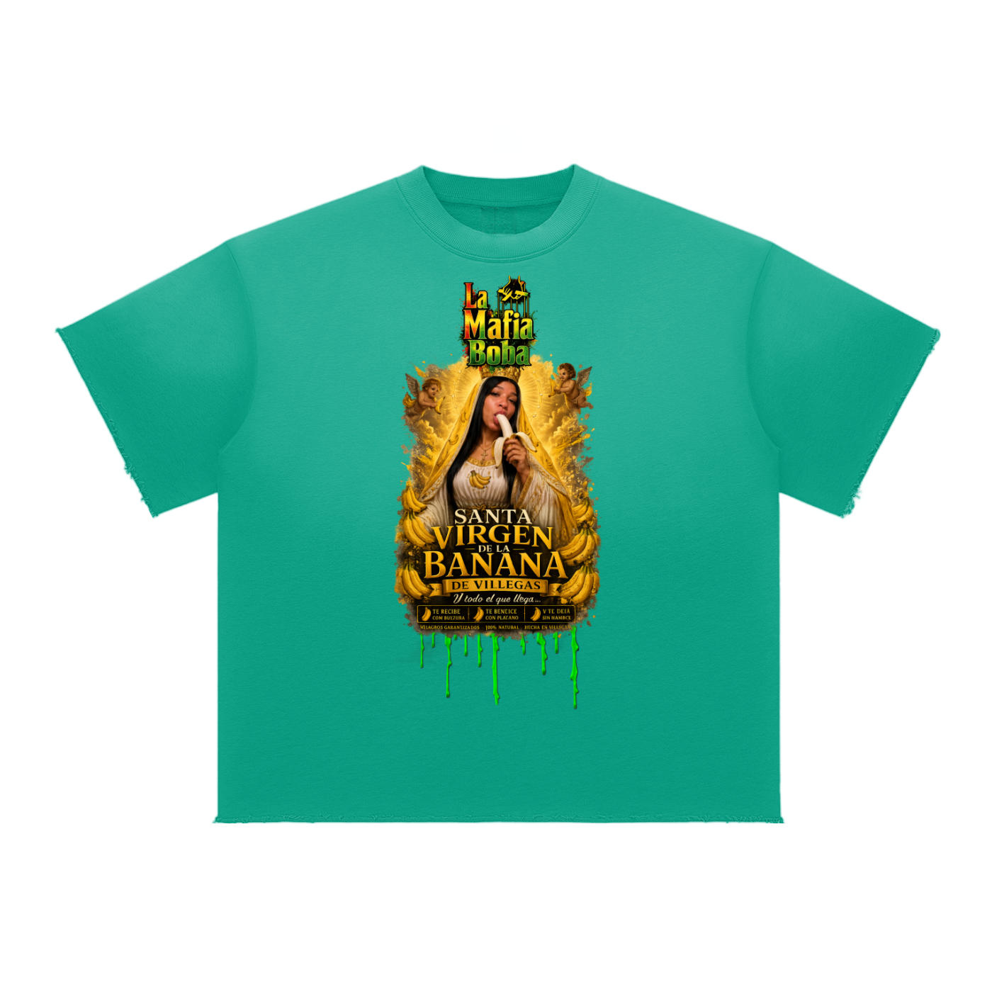 Sun Fade Raw Edge T-Shirt