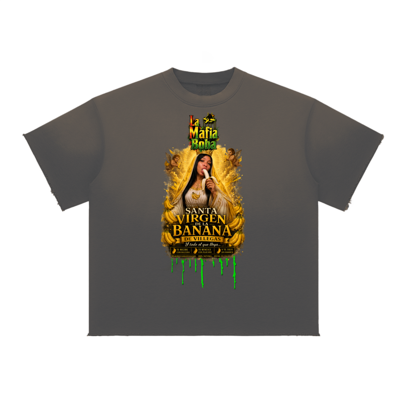 Sun Fade Raw Edge T-Shirt